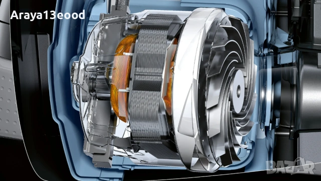 Прахосмукачка с торбичка Siemens Synchropower VS06WH1T, 850 W, бяла, снимка 13 - Прахосмукачки - 53856014