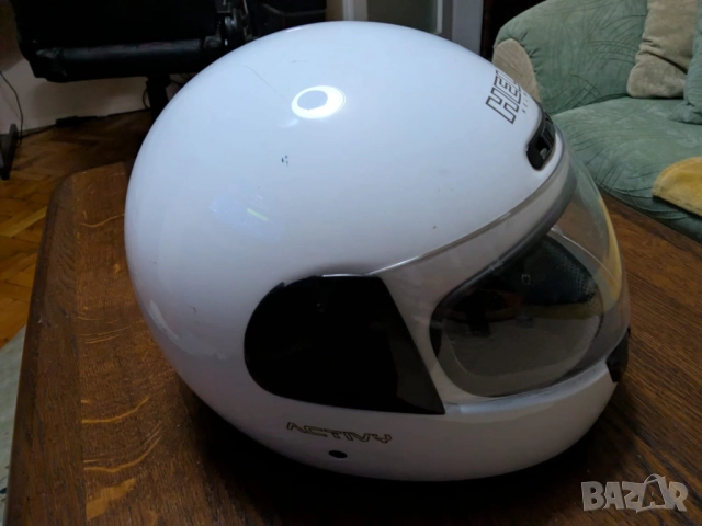 Мото каска HELIX Activy – Бяла (Full Face), снимка 3 - Аксесоари и консумативи - 52916709