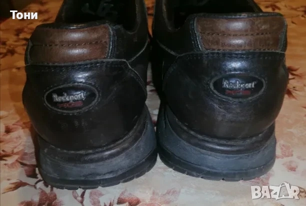 VIBRAM ROCKPORT Оригинал Мъжки Обувки Изцяло от Естествена Кожа 43, снимка 3 - Ежедневни обувки - 52793030
