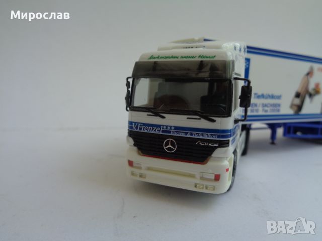  HERPA H0 1/87 MERCEDES BENZ ACTROS КАМИОН МОДЕЛ ТИР, снимка 2 - Колекции - 46567176