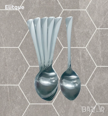 Лъжички чаени Bohmann , 6 бр., неръждаема стомана, снимка 6 - Други - 52818791