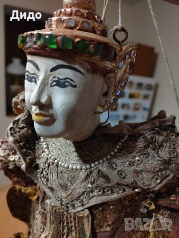 Азиатска кукла-марионетка., снимка 1 - Антикварни и старинни предмети - 46262425