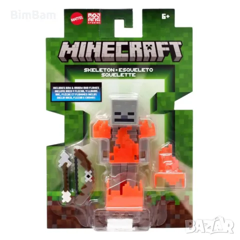 Фигура Minecraft Skeleton / Mattel , снимка 1 - Фигурки - 48732669