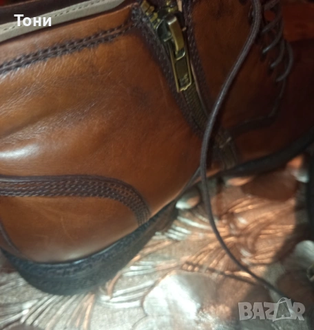 FLORSHEIM 1892 USA ORIGINAL Нови Мъжки Боти Изцяло от Естествена Кожа 44, снимка 12 - Мъжки боти - 53624998