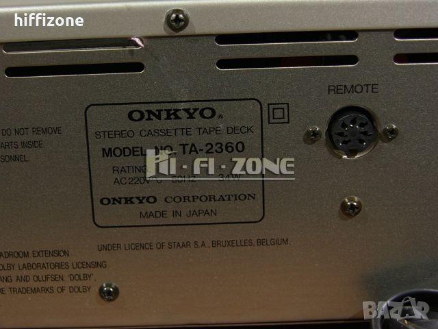 ДЕК  Onkyo ta-2360 /2 , снимка 9 - Декове - 46364031