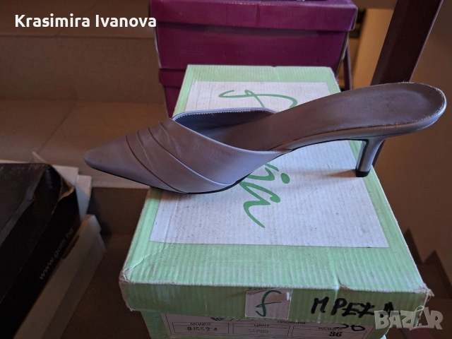 нови чехли в лилаво , снимка 3 - Чехли - 54209429