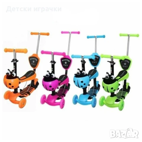Тротинетка 5в1 Калинка с родителски контрол