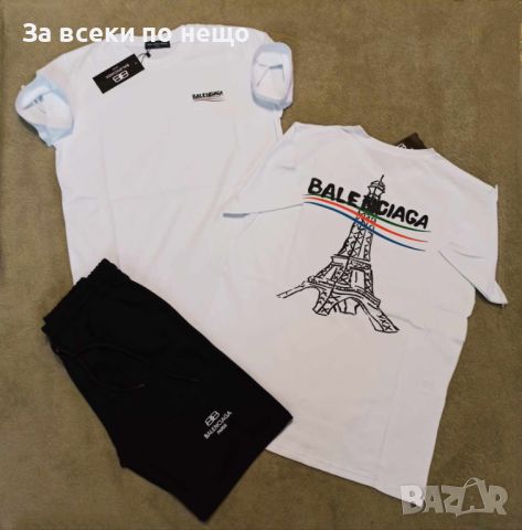 Мъжки летен комплект Balenciaga Код B19, снимка 1 - Спортни дрехи, екипи - 46101802
