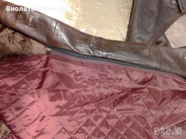 Кожено палто от естествена кожа , снимка 8 - Палта, манта - 53768707