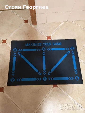 Противоплъзгаща се подова постелка за тренировки по футбол 90по60см, снимка 2 - Футбол - 51151315