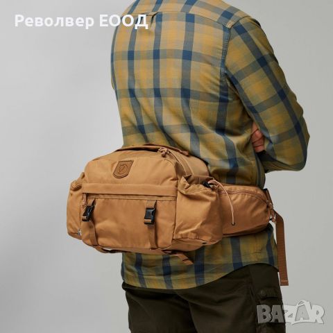 Раница за кръст Fjall Raven - Singi Hip Pack 10, в цвят Dark Olive, снимка 4 - Екипировка - 45281858