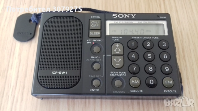 Sony ICF SW1, снимка 4 - Радиокасетофони, транзистори - 52533063
