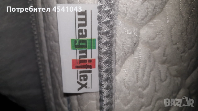 матрак Magniflex - 90x200 см почти нова в добро състояние, запазен, снимка 4 - Матраци - 51576465
