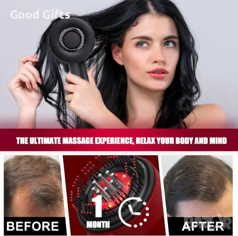 Четка масажор за глава с резервоар, снимка 3 - Масажори - 50205102