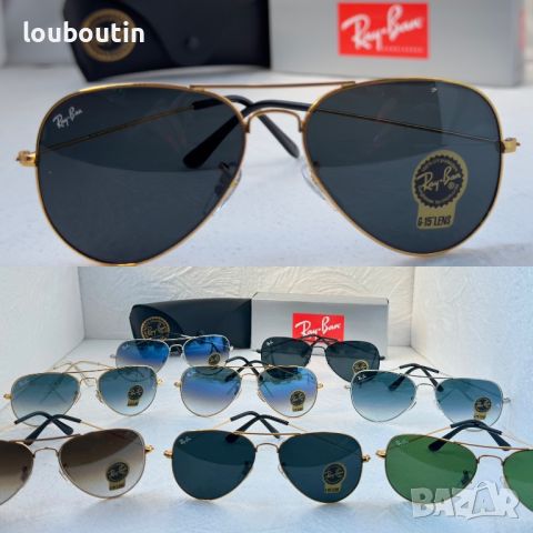 Ray-Ban RB3025 висок клас унисекс слънчеви очила Рей-Бан дамски мъжки минерално стъкло, снимка 2 - Слънчеви и диоптрични очила - 45608966