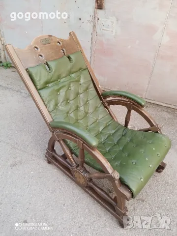 ПРОДАДЕН Стол, кресло, фотьойл, донесен от USA, LIMITED EDITIONS, OLD TEXAS CHAIR, УНИКАТ, снимка 10 - Столове - 50076891