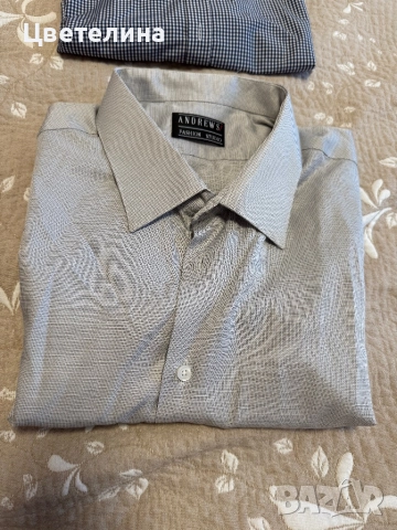Мъжки ризи ANDREWS XXXL  /47-48/, снимка 2 - Ризи - 51554992