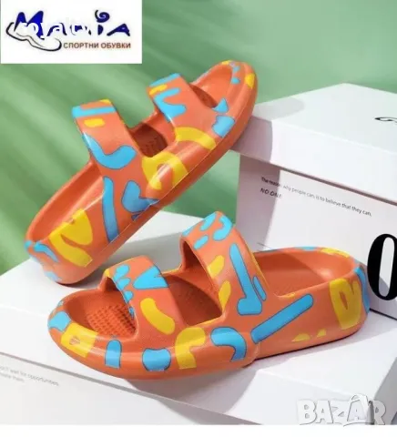 Дамски цветни чехли Различни цветове , снимка 5 - Чехли - 49959988