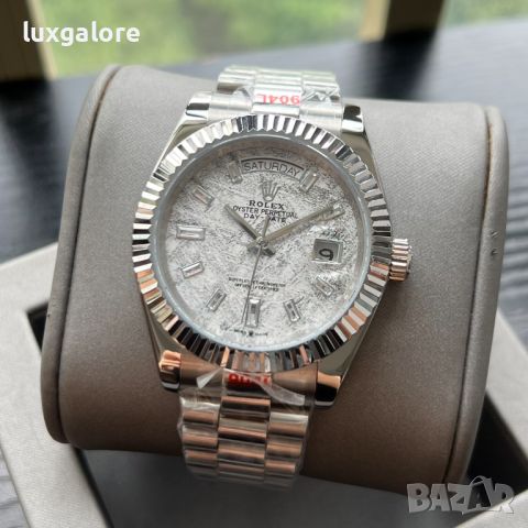 Мъжки часовник Rolex Day-Date 40 с автоматичен механизъм, снимка 1 - Мъжки - 46388466