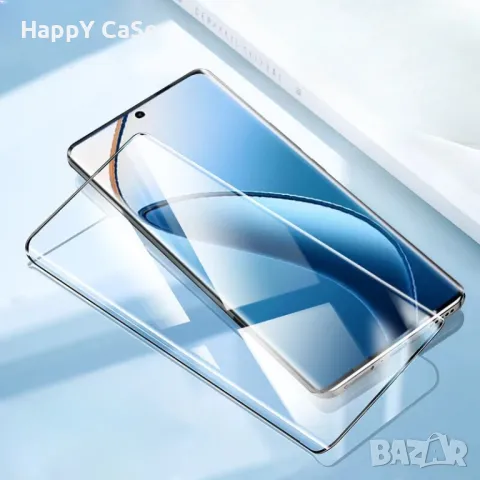 Realme GT 7 Pro / 12 Pro+ / 12 Pro / 3D ЦЯЛО ЛЕПИЛО Извит стъклен протектор за екран, снимка 4 - Фолия, протектори - 46838815