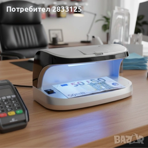 Детектор за фалшиви банкноти – преносим UV детектор с магнитен сензор и вградена батерия, снимка 4 - Друга електроника - 53889745