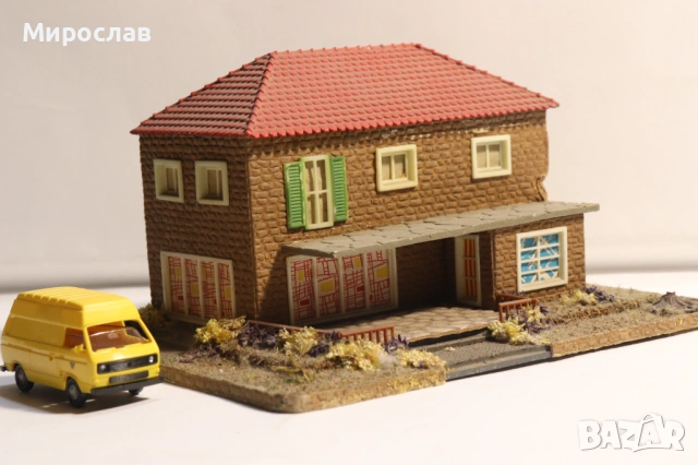 FALLER? KIBRI? VOLLMER? H0 1/87 СГРАДА КЪЩА ВАГОН ВЛАК ЖП, снимка 7 - Колекции - 53742824