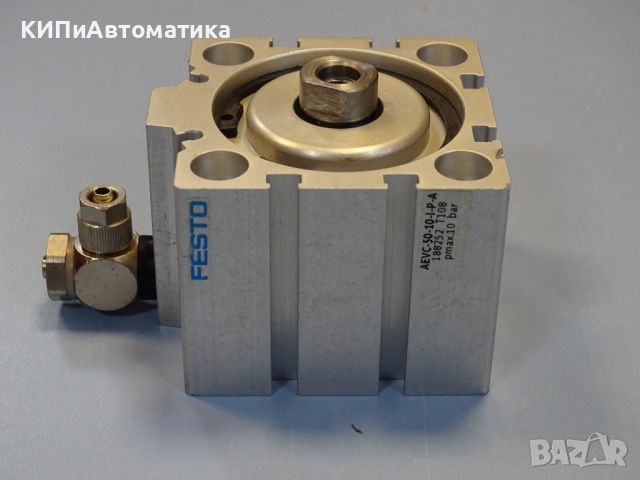 пневматичен цилиндър Festo AEVC-50-10-I-P-A short stroke cylinder, снимка 2 - Резервни части за машини - 46582924