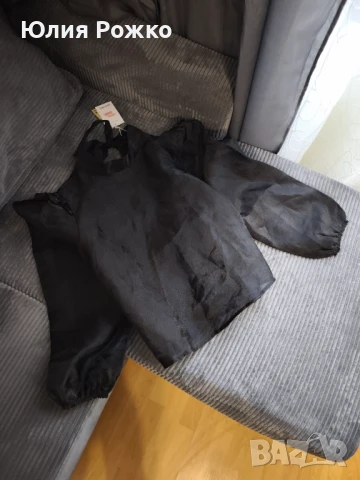 Прозрачна блуза, снимка 3 - Блузи с дълъг ръкав и пуловери - 50659580