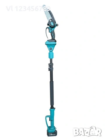 Комплект 4в1 акумулаторна Духалка, Ножица, Резачка 15см с маслен филтър и телескопичен прът 36V 8.0A, снимка 2 - Градински инструменти - 53861217