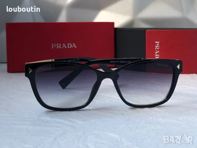 Prada дамски слънчеви очила 3 цвята черни бели , снимка 12 - Слънчеви и диоптрични очила - 46931654