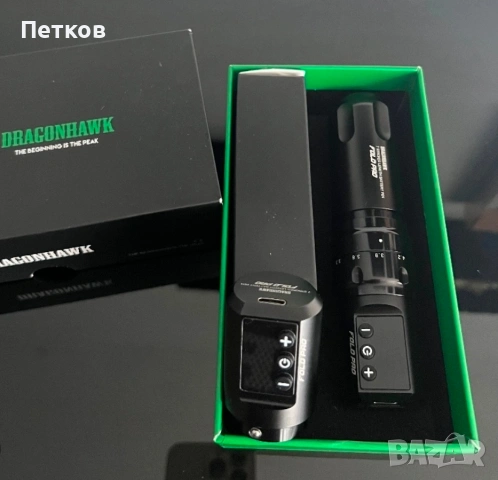 ‼️Безжична машина за татуировки Dragonhawk Fold Pro Pen Ротационна‼️