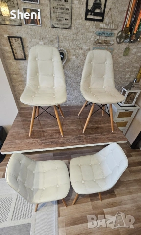 Трапезни, посетителски столове 4 бр., снимка 5 - Столове - 53216857
