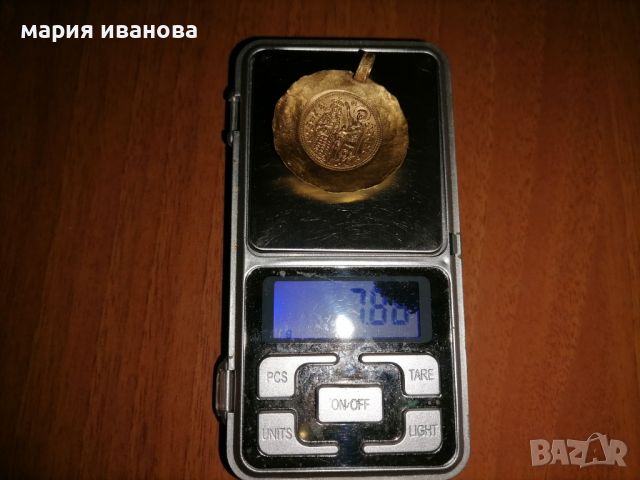 Висулка медальон с монета на Иван Асен 2, снимка 2 - Колиета, медальони, синджири - 45869995