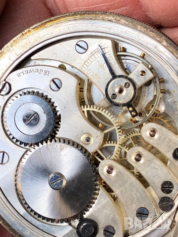 Джобен часовник сребро, снимка 8 - Джобни - 52533703