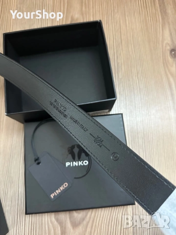Чисто нов колан Pinko в черен цвят, снимка 5 - Колани - 54059318