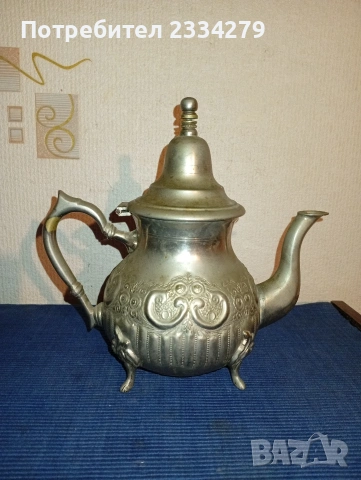 Стари кани чайници, красива масивна изработка., снимка 12 - Антикварни и старинни предмети - 54092987