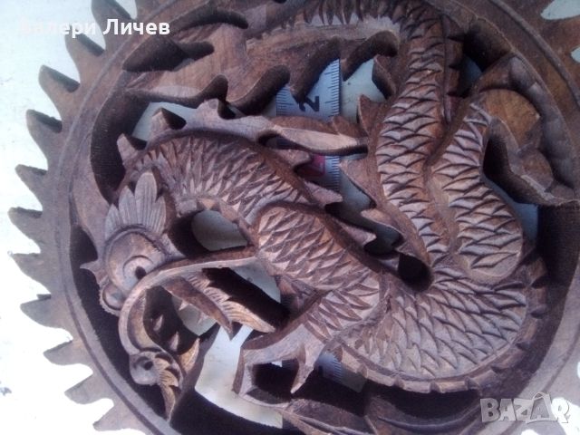 Дървен дракон , снимка 3 - Пана - 46417907