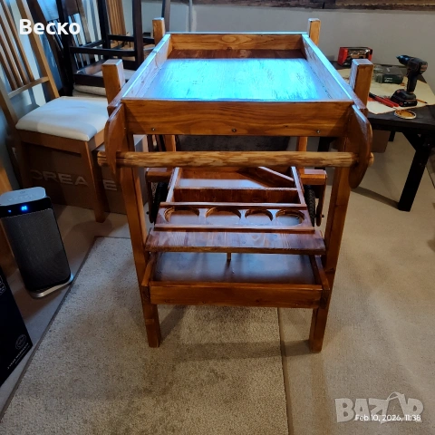 Маса, помощна маса с колела., снимка 7 - Маси - 53613792