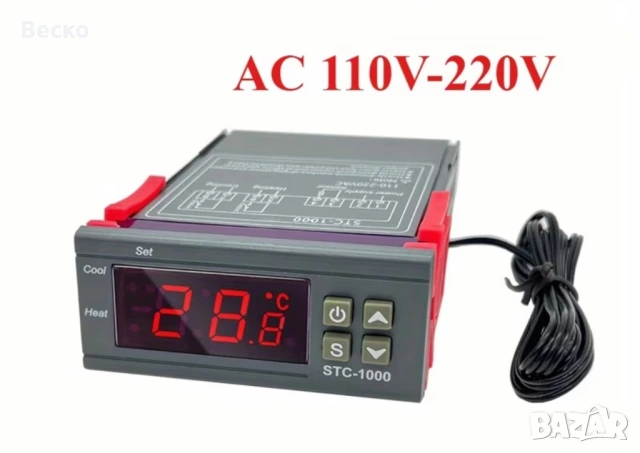 Дигитално термо реле, снимка 2 - Друга електроника - 53101413