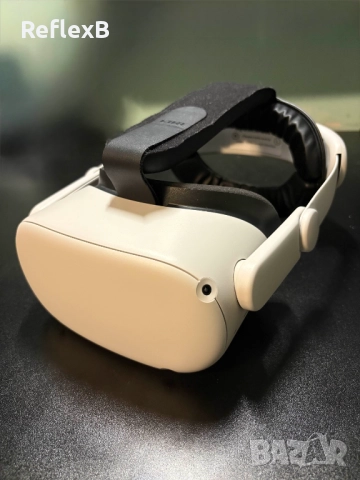 Meta Quest 2 (Oculus) 128GB + Elite Strap + 5 метров кабел, снимка 2 - Други игри и конзоли - 52713796