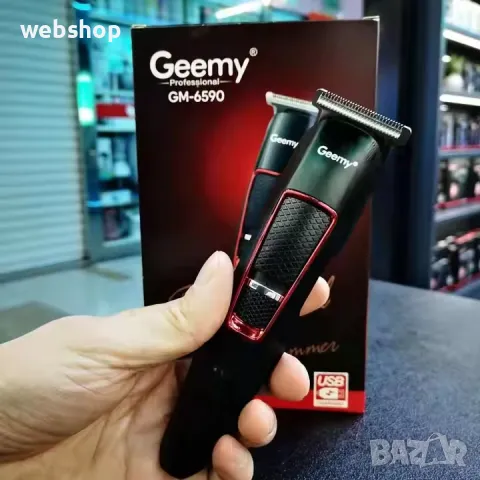 ПРОМО!! Машинка за подстригване GEEMY GM 6590 Черна, снимка 1