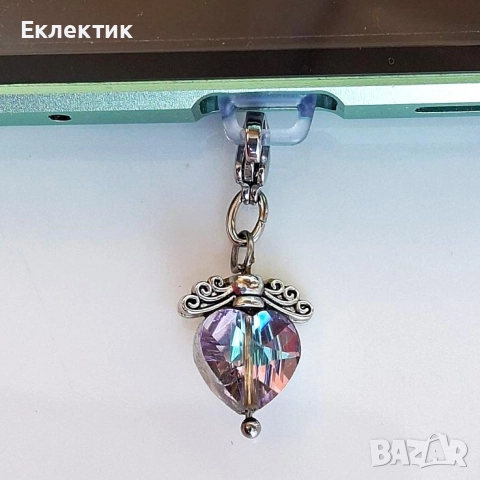 Силиконови протектори за смартфон с бижу висулки