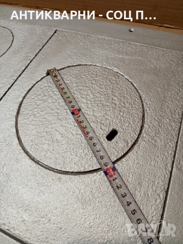 Соц Стара Голяма Чугунена Плоча За Огнище Камини Барбекюта. НОМЕР 1670., снимка 13 - Антикварни и старинни предмети - 53759216