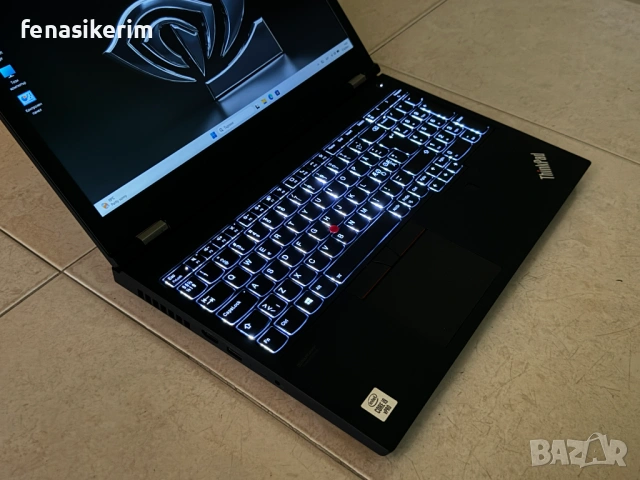 15.6' 4K UHD Core i9-10885H Lenovo ThinkPad T15G 32GB DDR4/512GB NVMe/RTX 2080 Super 8GB/Бат 6ч, снимка 7 - Лаптопи за игри - 54238453