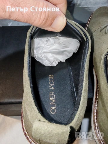 Елегантни мъжки обувки Oliver Jachob №43, снимка 7 - Ежедневни обувки - 53630081