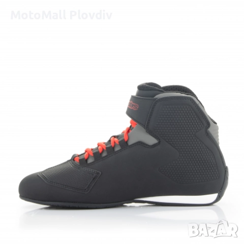 Мото боти ALPINESTARS SEKTOR BLACK/RED/GREY, снимка 4 - Аксесоари и консумативи - 51717473