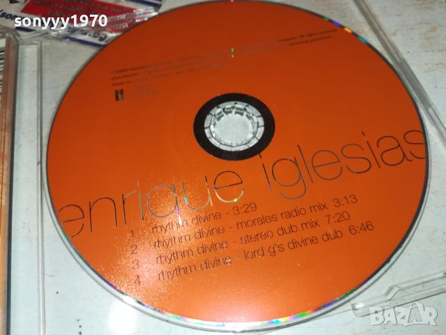 ENRIQUE IGLESIAS CD-ВНОС GERMANY 0907241621, снимка 2 - CD дискове - 46525548