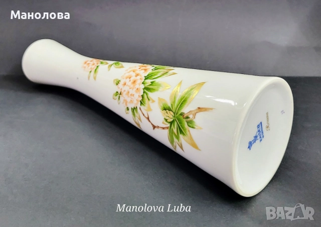 Порцеланова ваза AK Kaiser от серия Rosana., снимка 4 - Други ценни предмети - 52192510