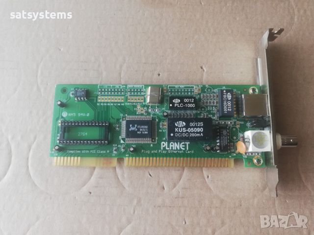 Planet ENW-2400P-2T V2.0 16-bit ISA Network Adapter NIC Card, снимка 1 - Мрежови адаптери - 46460493