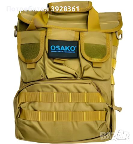 Мъжка чанта за къмпинг през рамо с множество джобове, снимка 3 - Такъми - 45990070